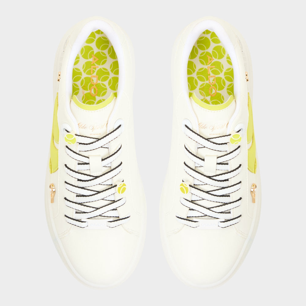 Aldo Clubchamp White Combo Women's Platform and wedge sneakers - Low top sneaker White Combo