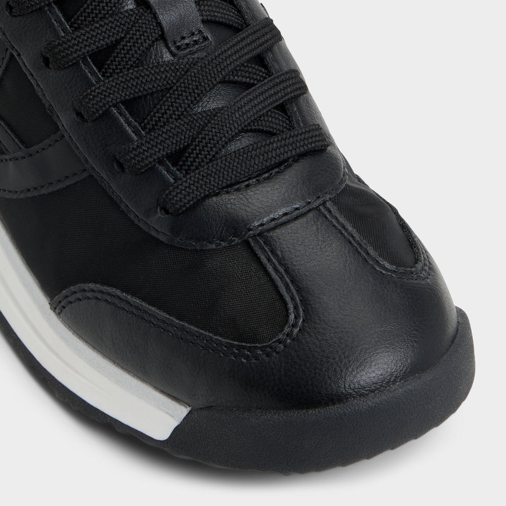 Aldo Stepcount Black Women's Low top sneakers - Jogger sneaker, Jogger sole Black