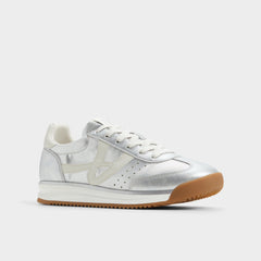 Aldo Stepcount Silver Women's Low top sneakers - Jogger sneaker, Jogger sole Silver