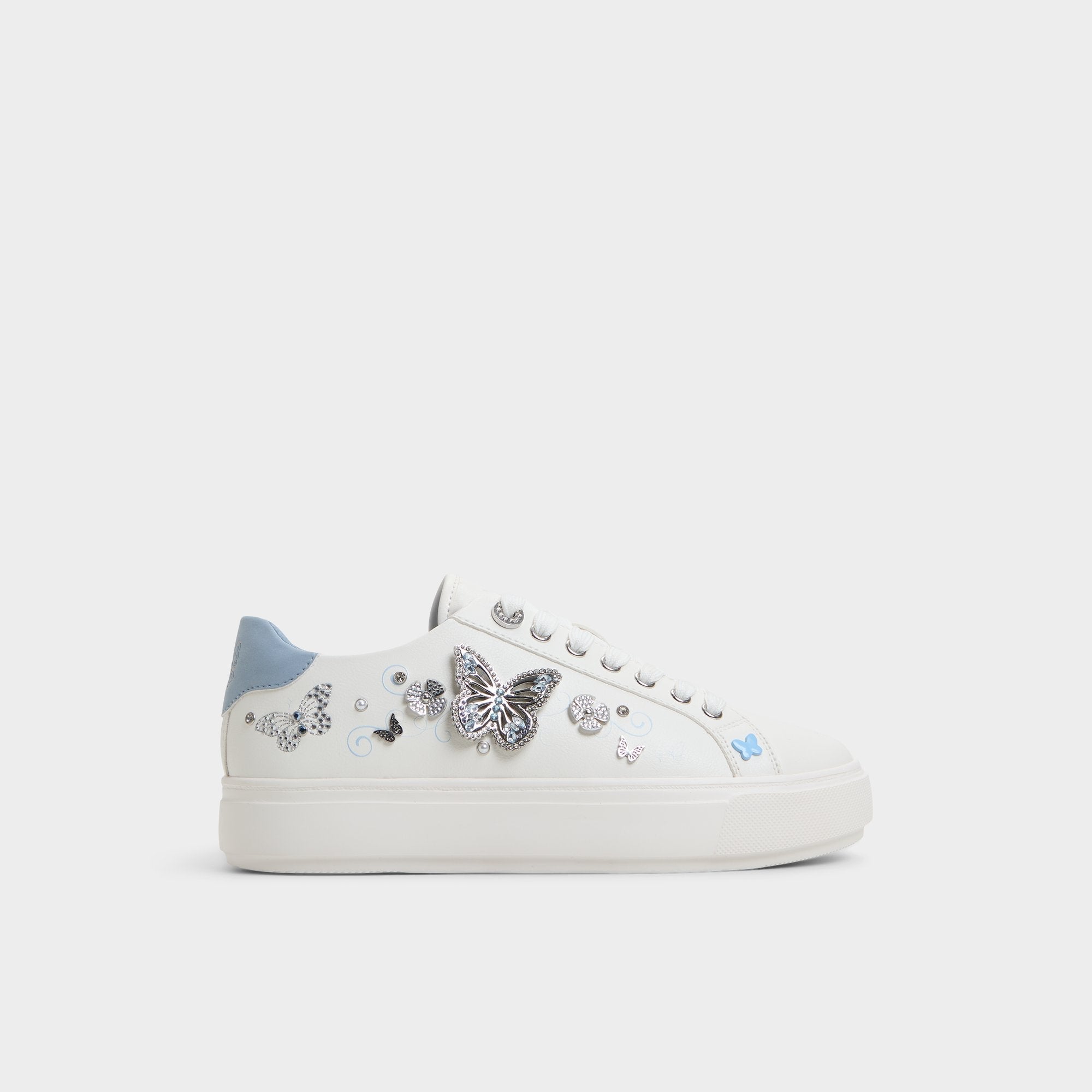 Aldo Saxony White/Multi Women's Platform and wedge sneakers - Low top sneaker White/Multi
