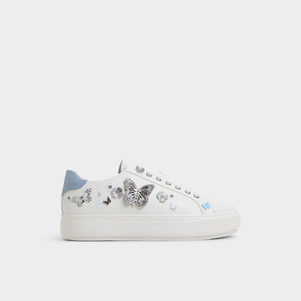 Aldo Saxony White/Multi Women's Platform and wedge sneakers - Low top sneaker White/Multi