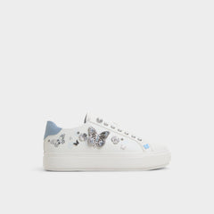 Aldo Saxony White/Multi Women's Platform and wedge sneakers - Low top sneaker White/Multi