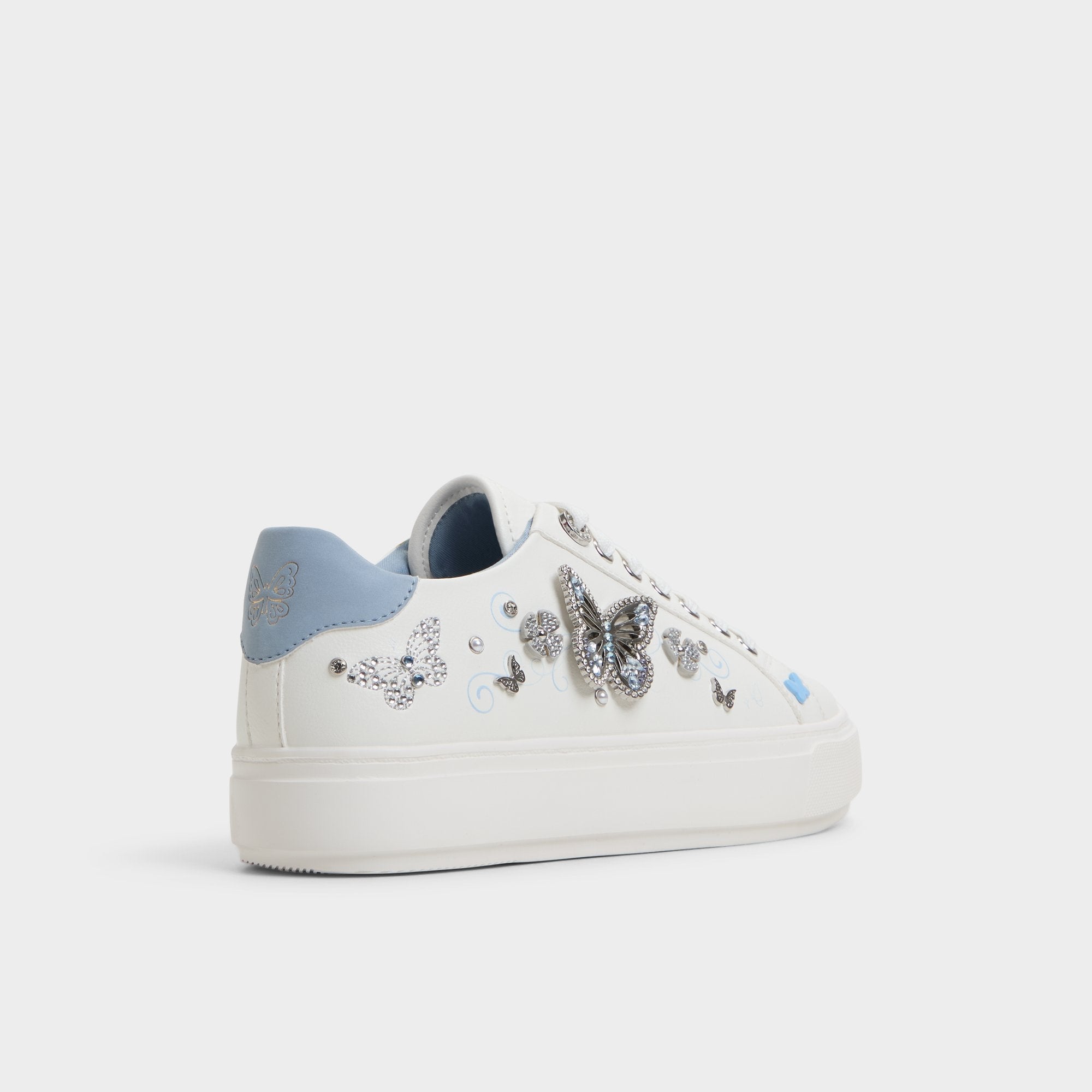 Aldo Saxony White/Multi Women's Platform and wedge sneakers - Low top sneaker White/Multi