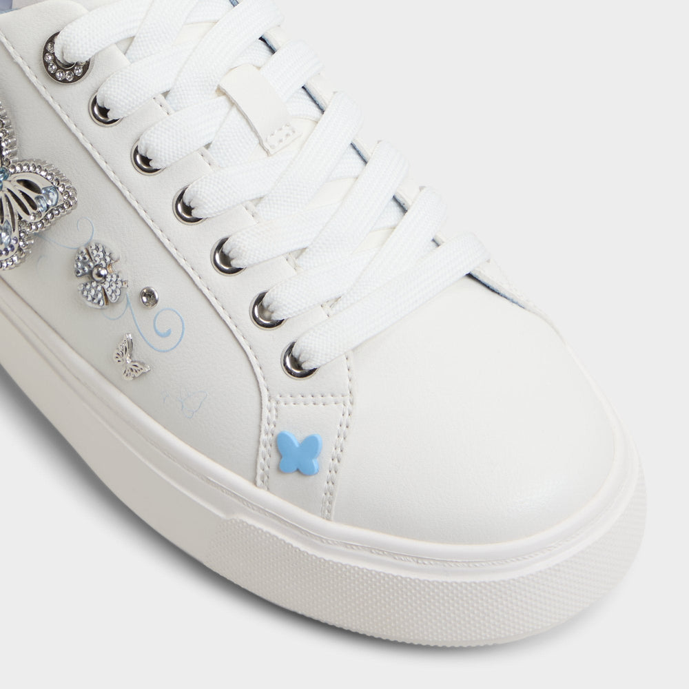 Aldo Saxony White/Multi Women's Platform and wedge sneakers - Low top sneaker White/Multi