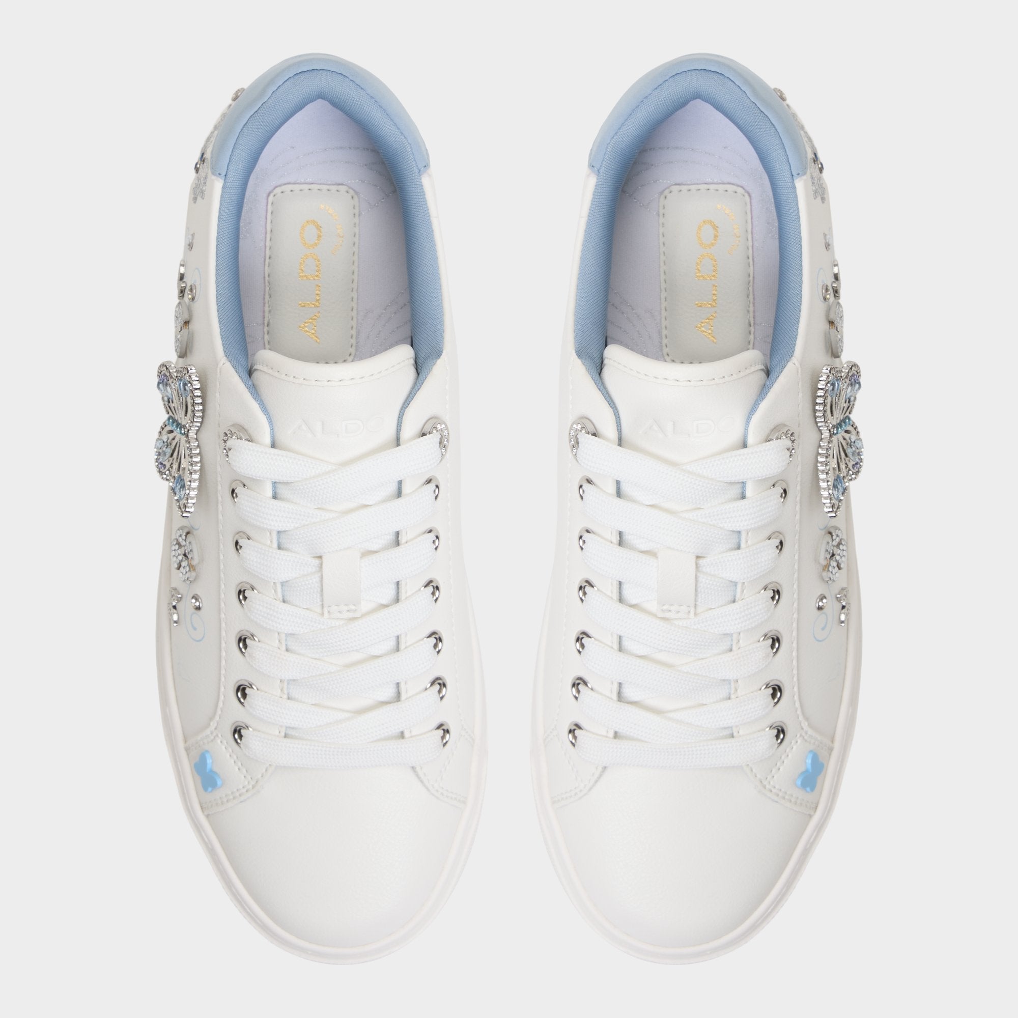 Aldo Saxony White/Multi Women's Platform and wedge sneakers - Low top sneaker White/Multi