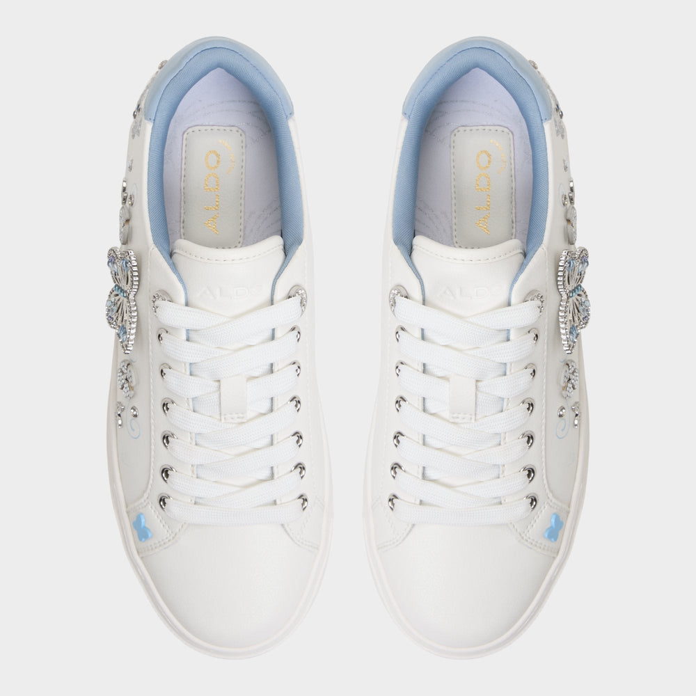 Aldo Saxony White/Multi Women's Platform and wedge sneakers - Low top sneaker White/Multi