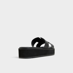 Aldo Anayelie in Black - Slide sandal, Platform Black
