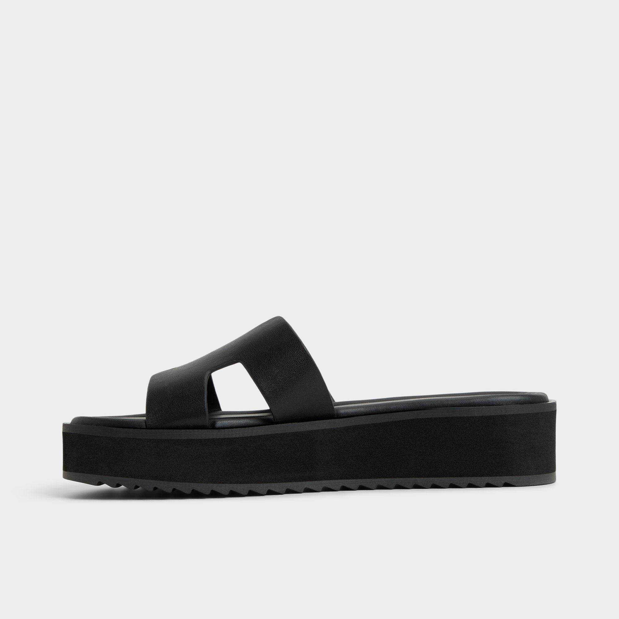 Aldo Anayelie in Black - Slide sandal, Platform Black