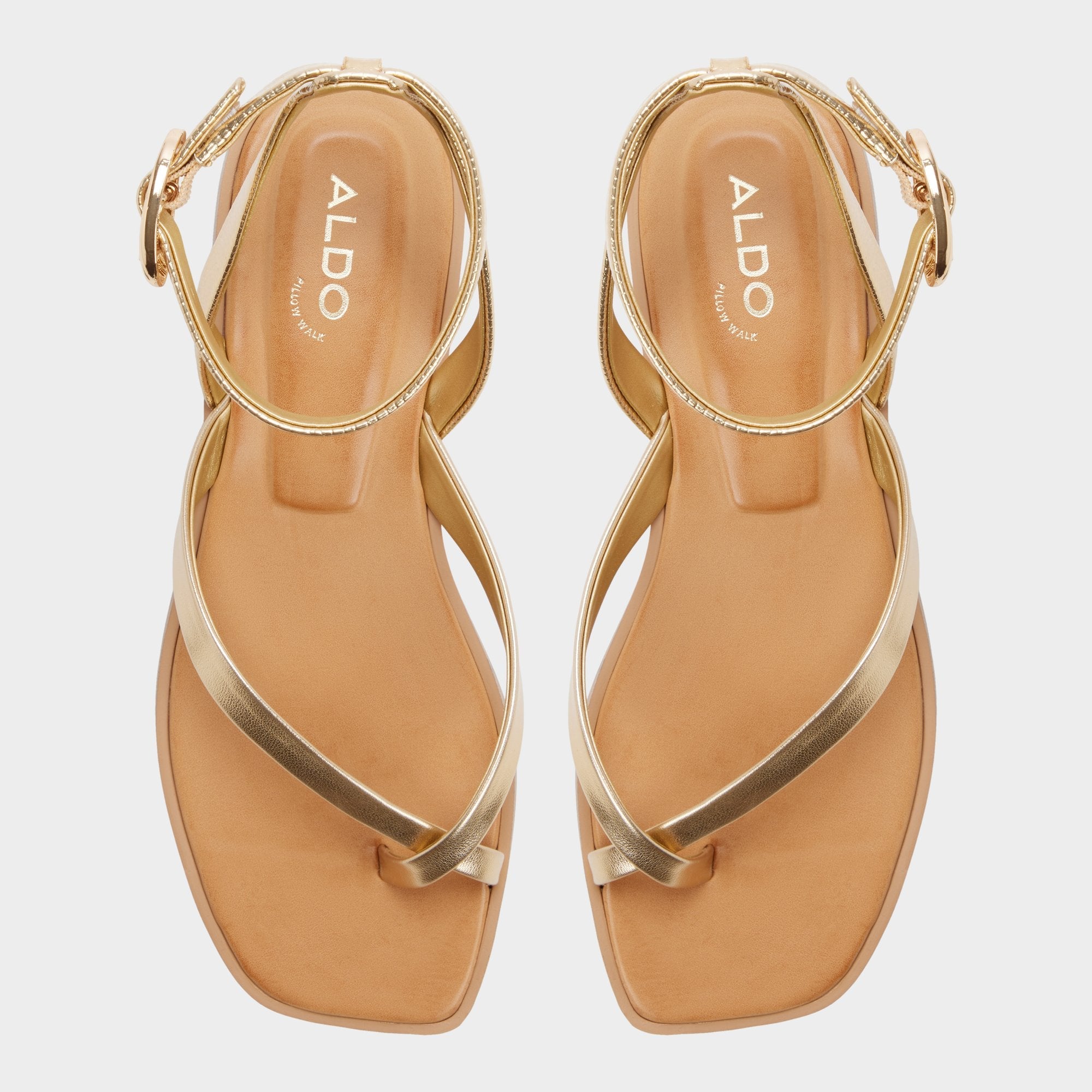 Aldo Daressi in Gold - Flat sandal Gold
