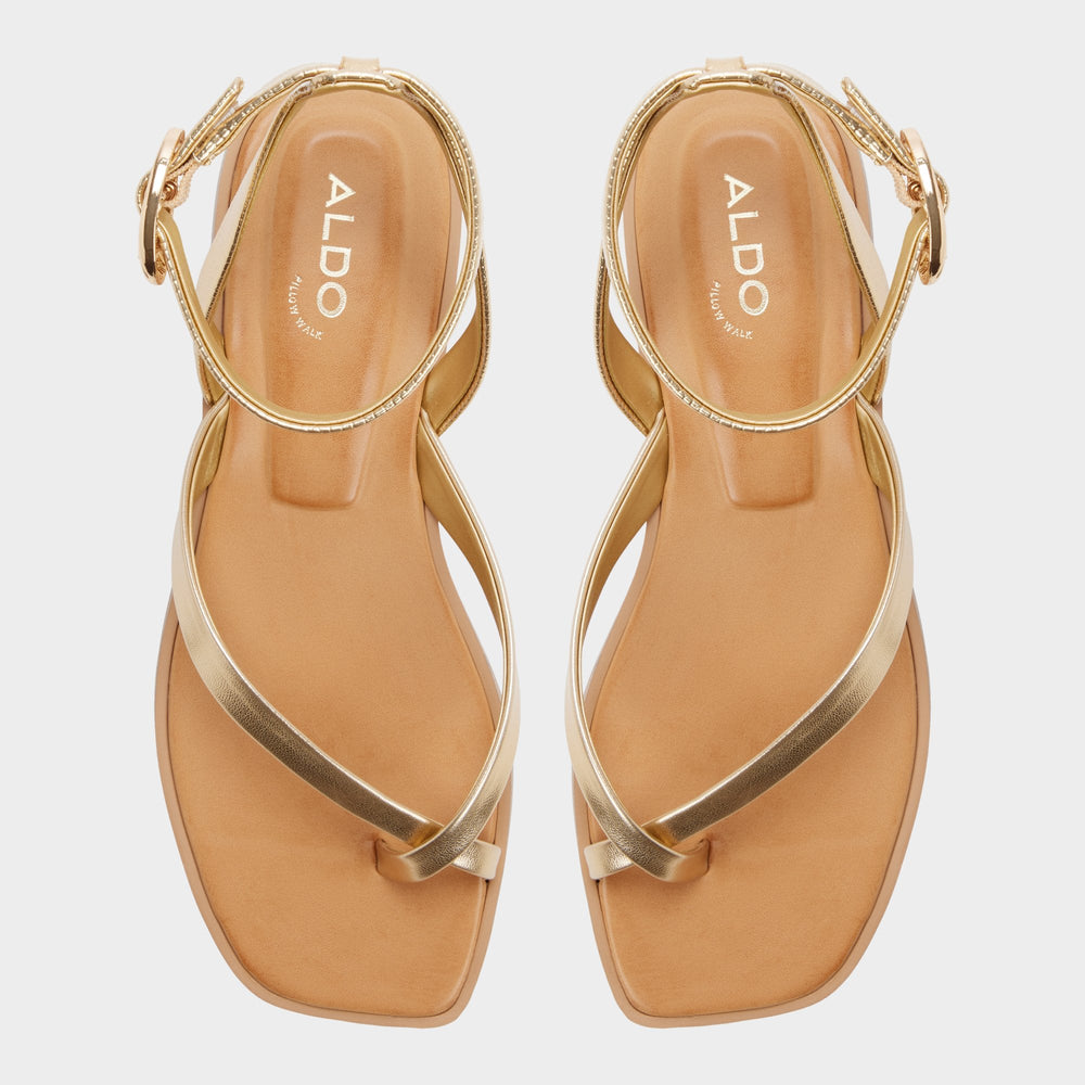 Aldo Daressi in Gold - Flat sandal Gold