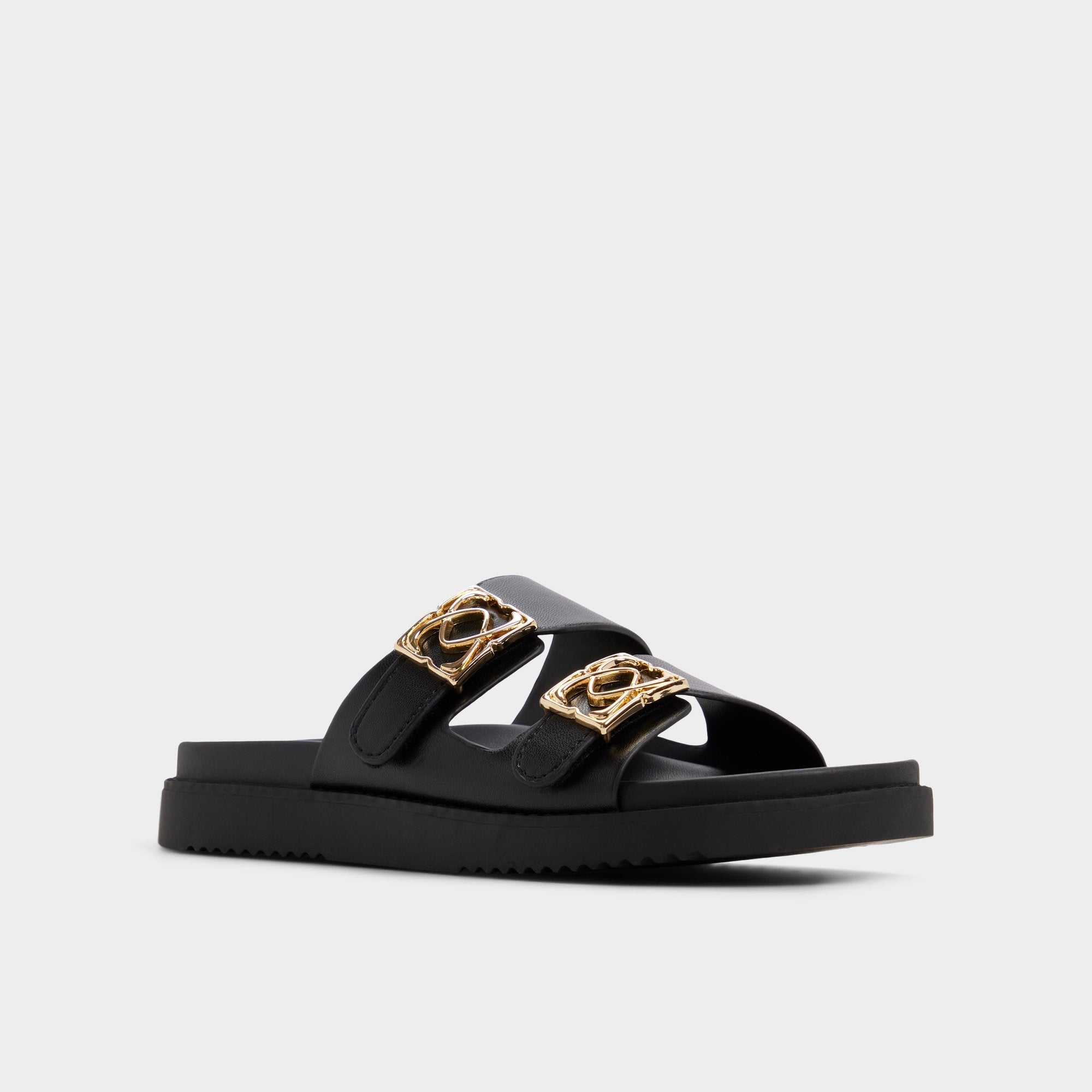 Aldo Mungos in Black - Footbed sandal, Footbed sandal Black