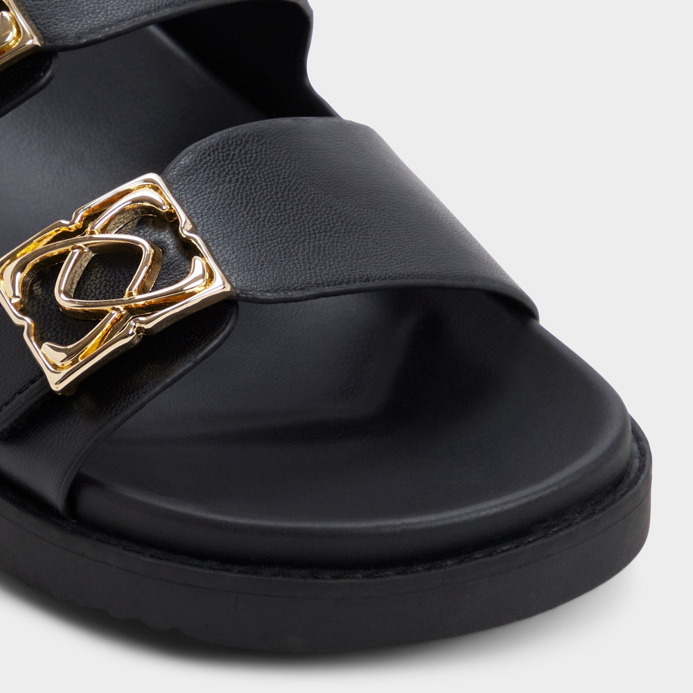 Aldo Mungos in Black - Footbed sandal, Footbed sandal Black
