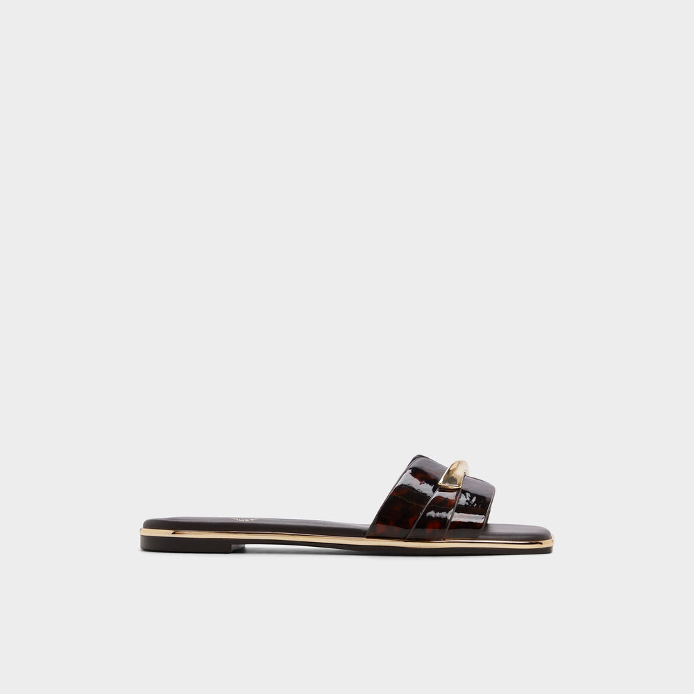 Aldo Darlina in Open Brown - Slide sandal Open brown