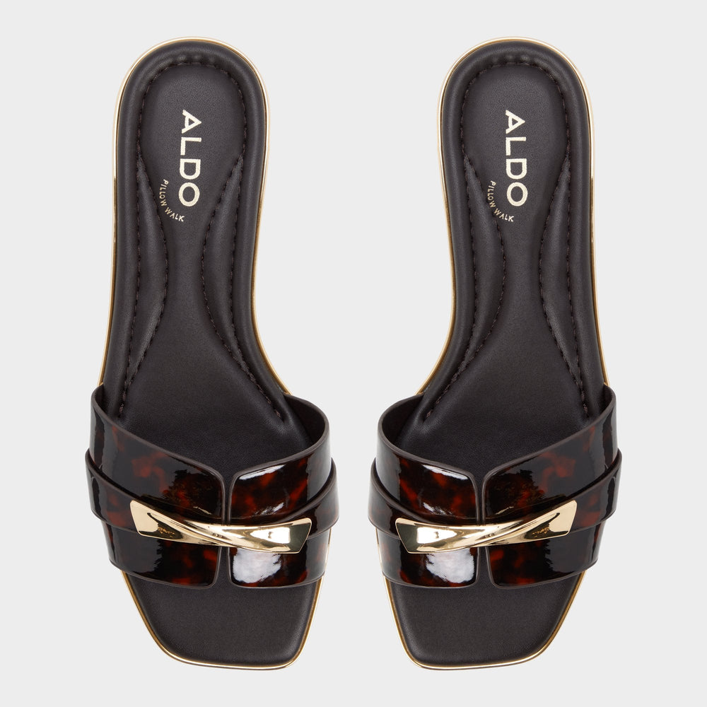 Aldo Darlina in Open Brown - Slide sandal Open brown