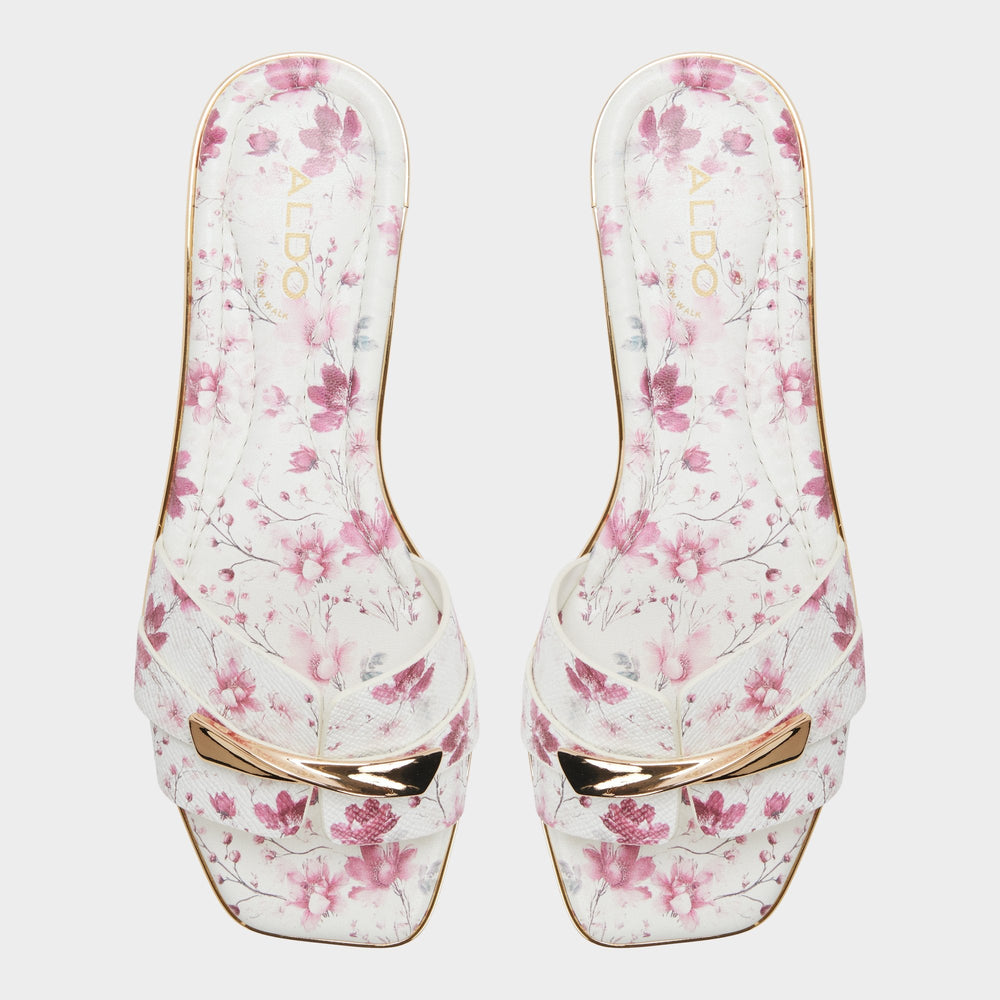 Aldo Darlina in White Combo - Slide sandal White combo