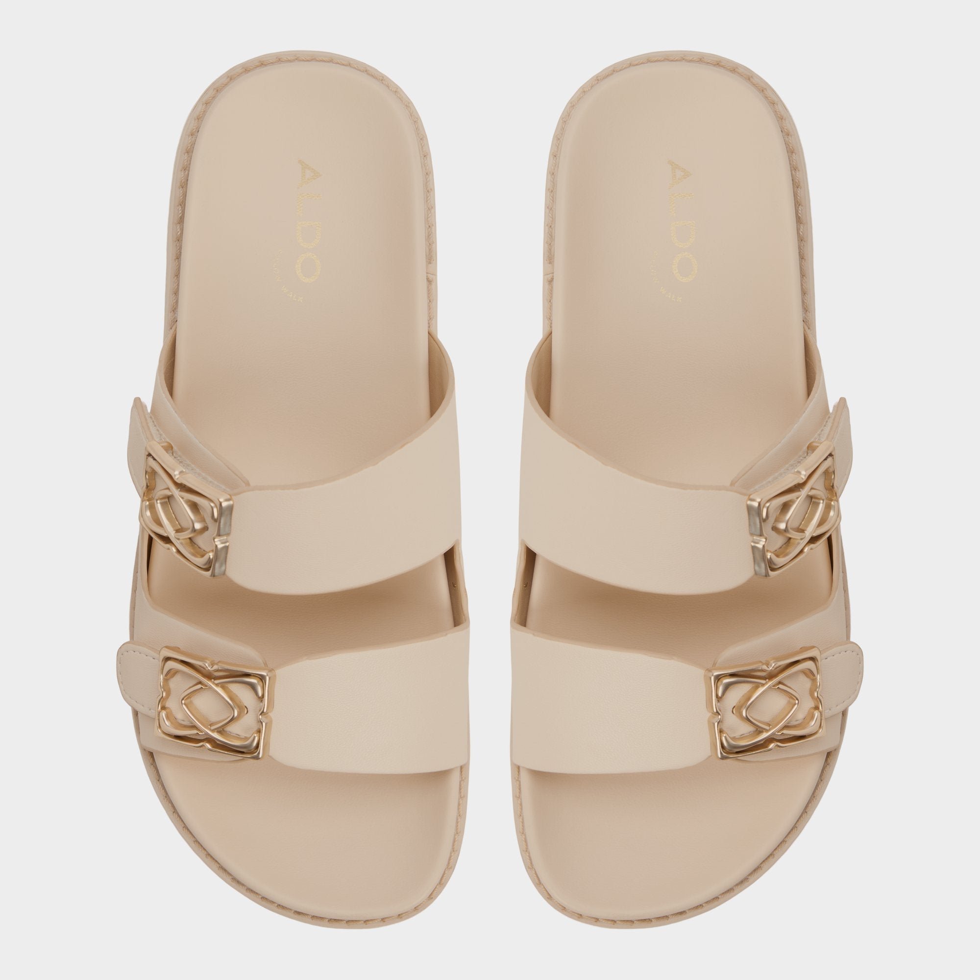 Aldo Mungos in Cream - Footbed sandal, Footbed sandal Cream