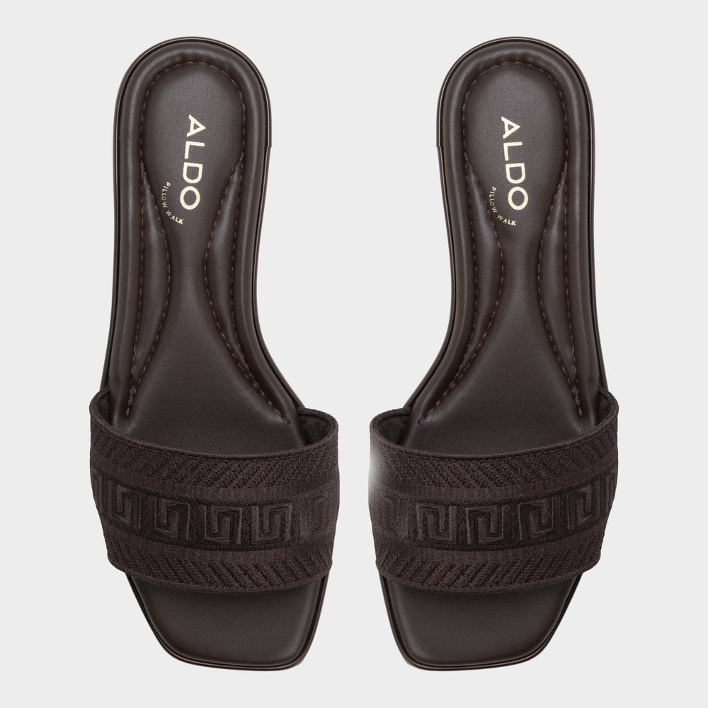 Aldo Oceania in Dark Brown 14298155 - Slide sandal Dark brown