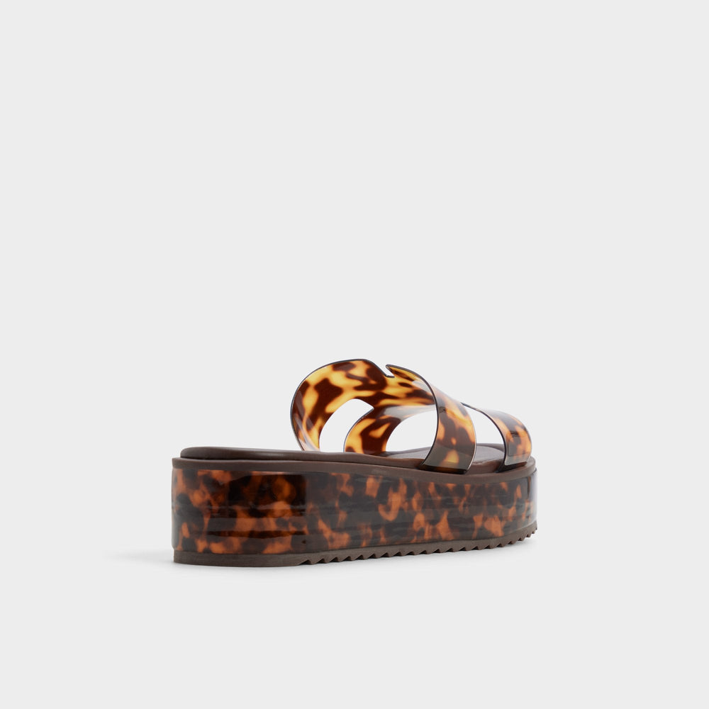 Aldo Anayelie in Open Brown - Slide sandal, Platform Open brown