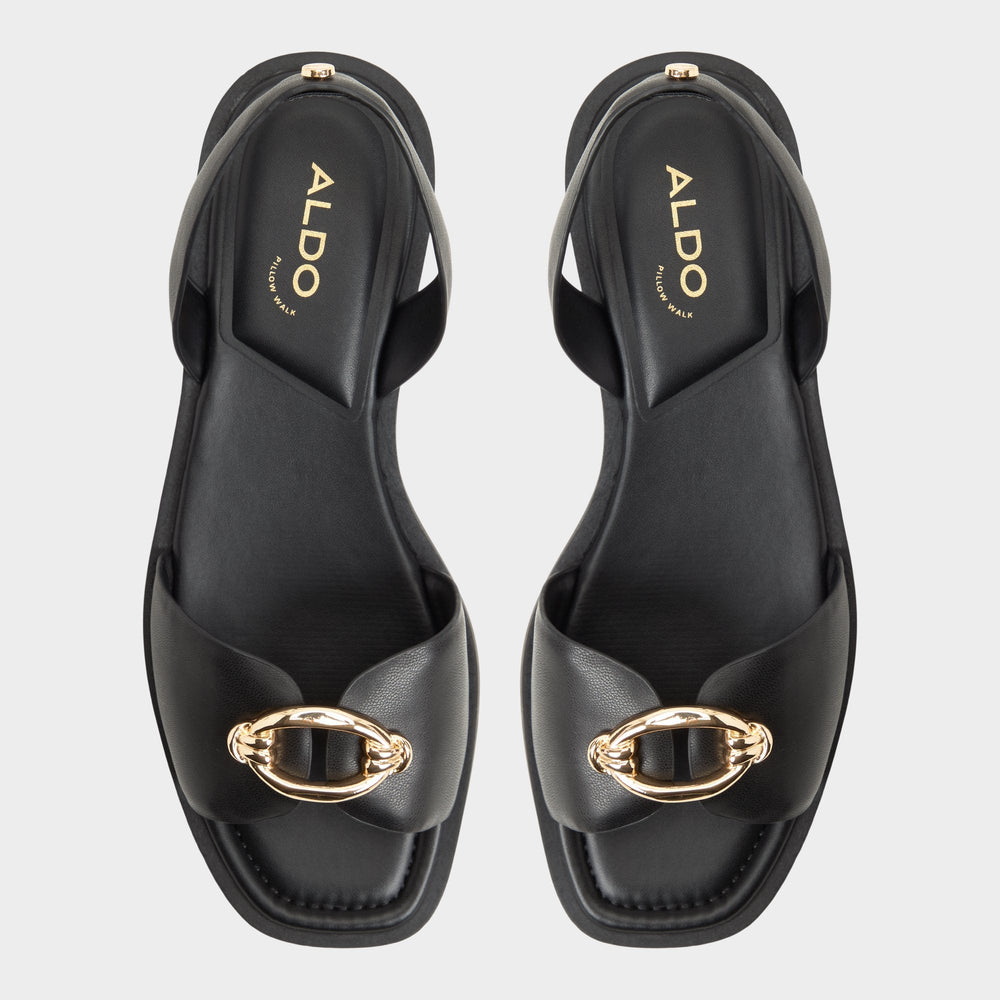 Aldo Calelian in Black - Flat sandal Black