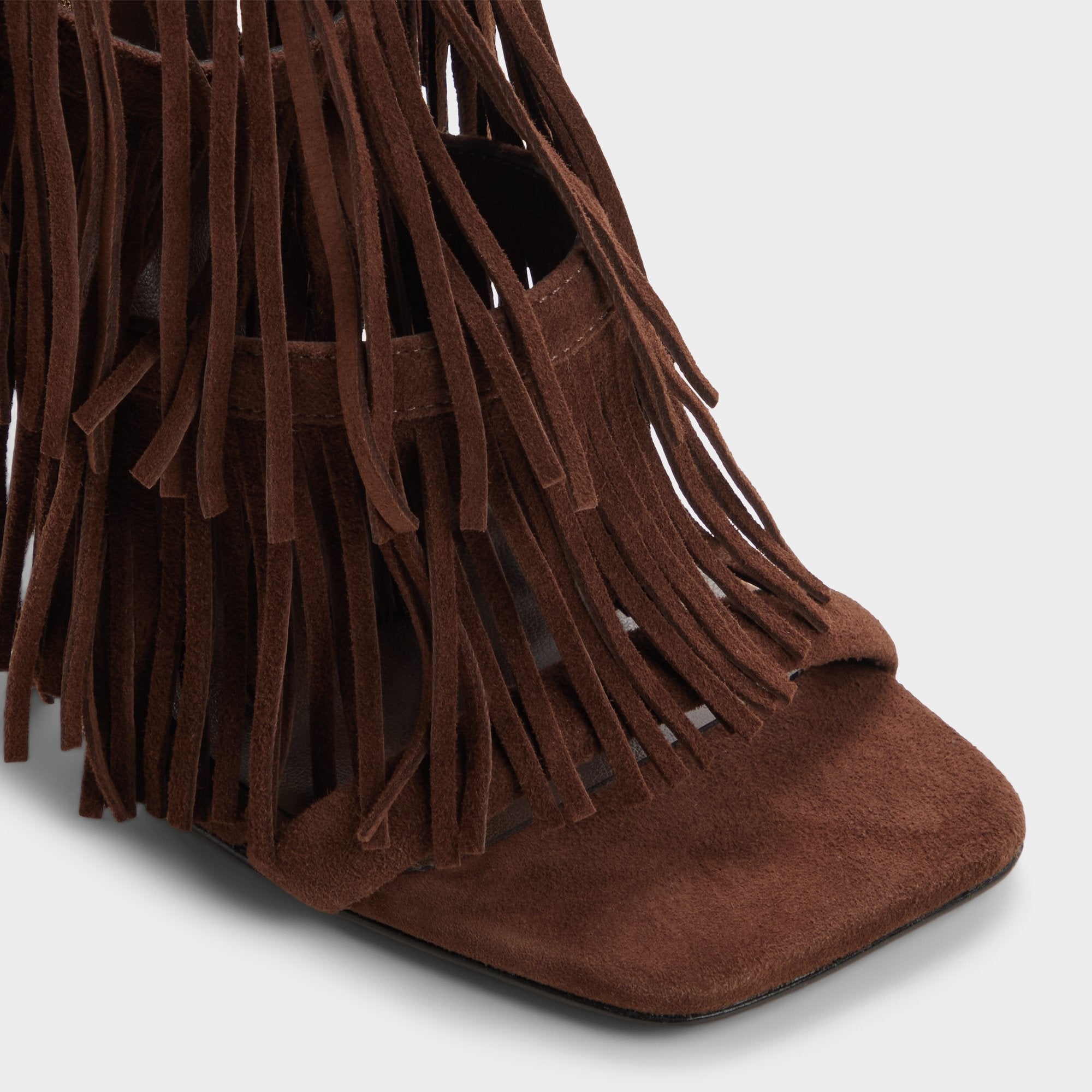 Aldo Nahana in Dark Brown - Strappy heeled sandal, Stiletto heel Dark brown
