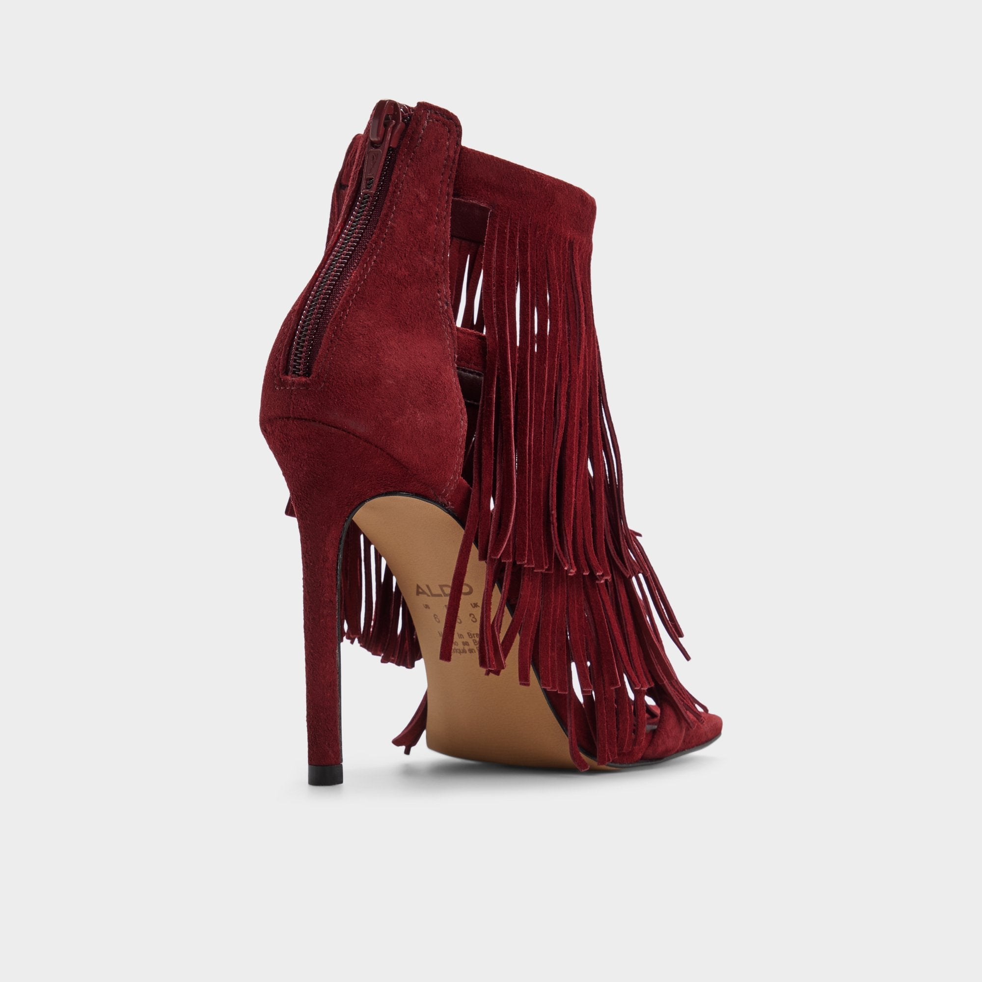 Aldo Nahana in Bordo - Strappy heeled sandal, Stiletto heel Bordo
