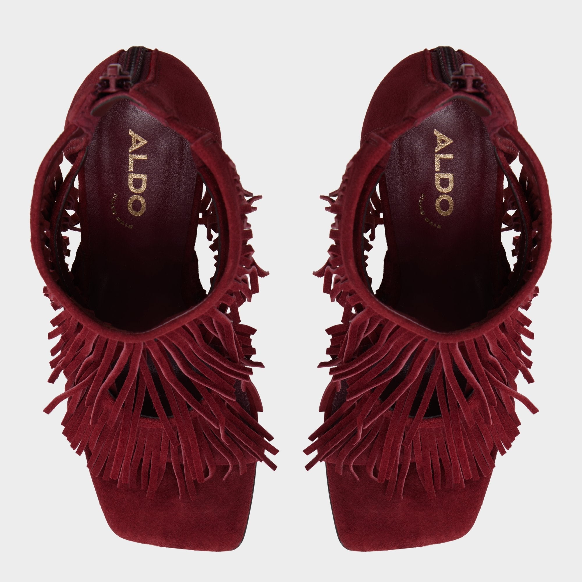 Aldo Nahana in Bordo - Strappy heeled sandal, Stiletto heel Bordo