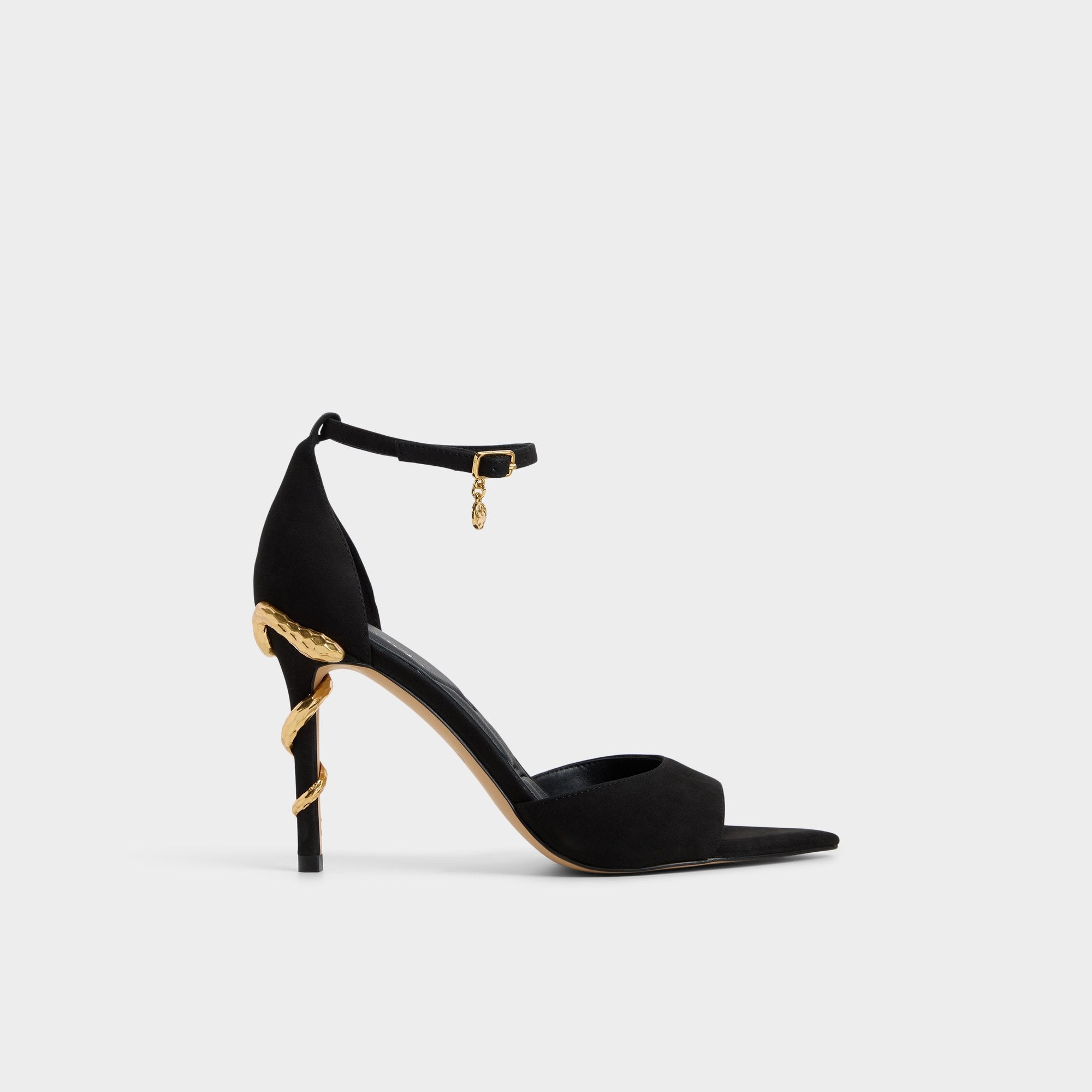 Aldo Medeza in Black - Strappy heeled sandal Black