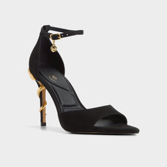 Aldo Medeza in Black - Strappy heeled sandal Black