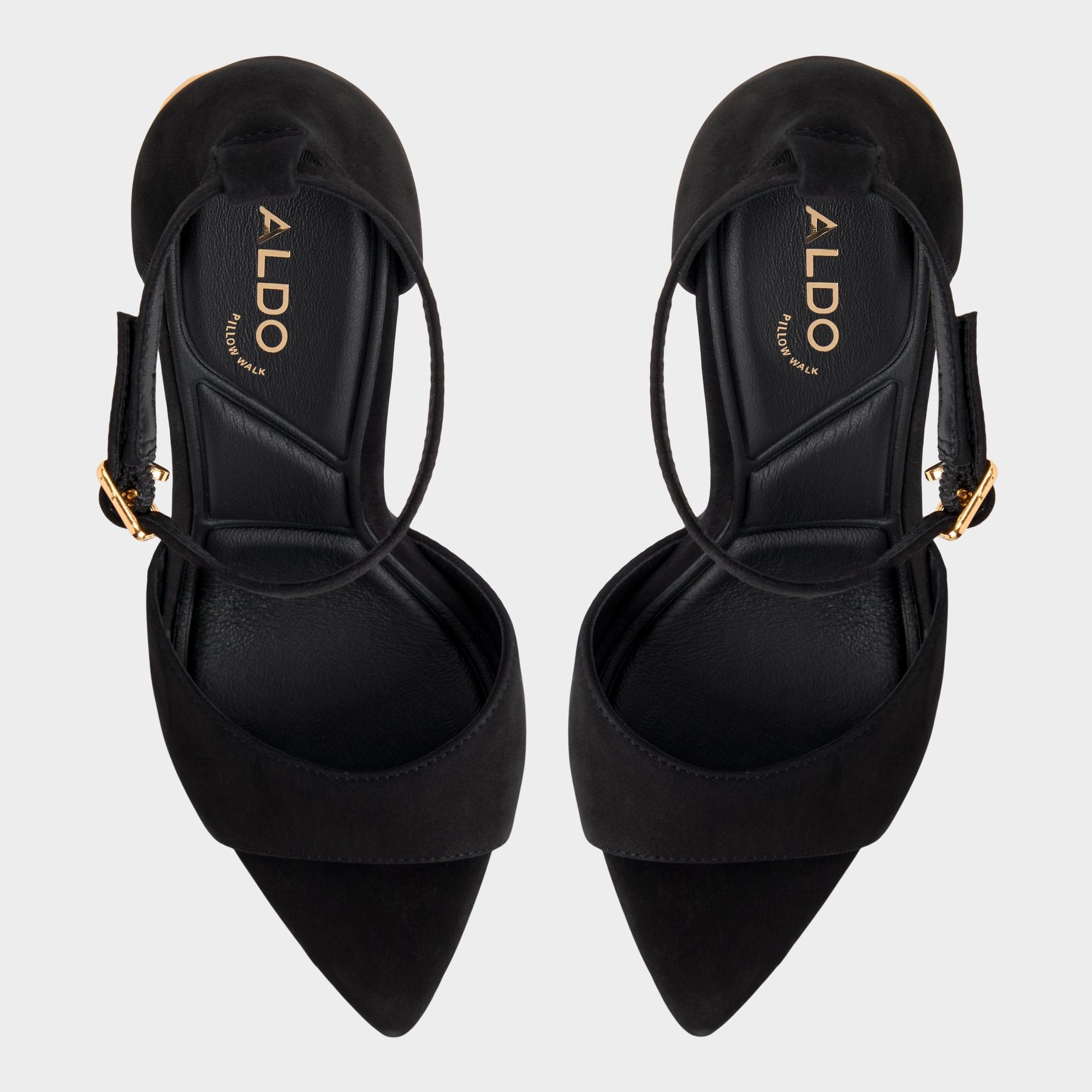 Aldo Medeza in Black - Strappy heeled sandal Black