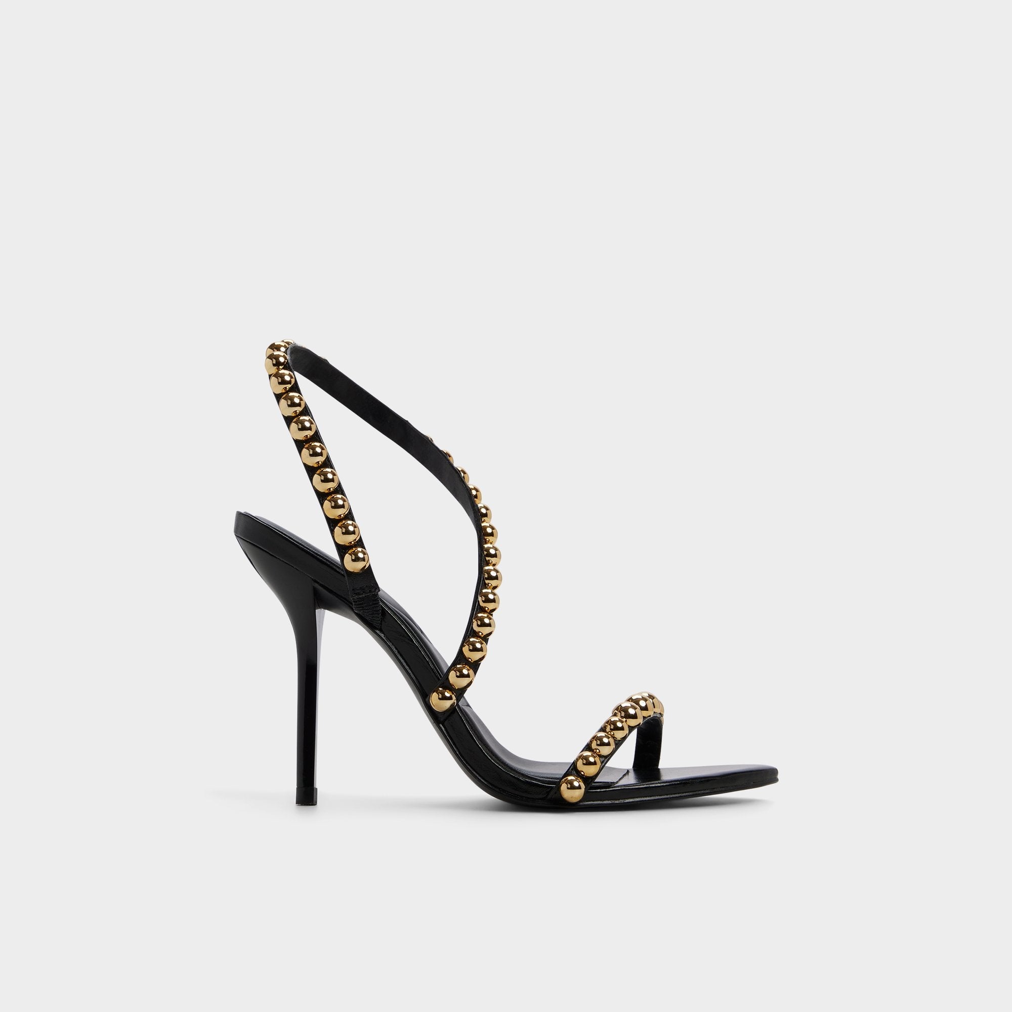 Aldo Attey in Black - Strappy heeled sandal, Stiletto heel Black