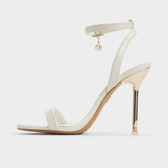 Aldo Maristou White Women's Strappy sandals - Heeled sandal, Stiletto heel White