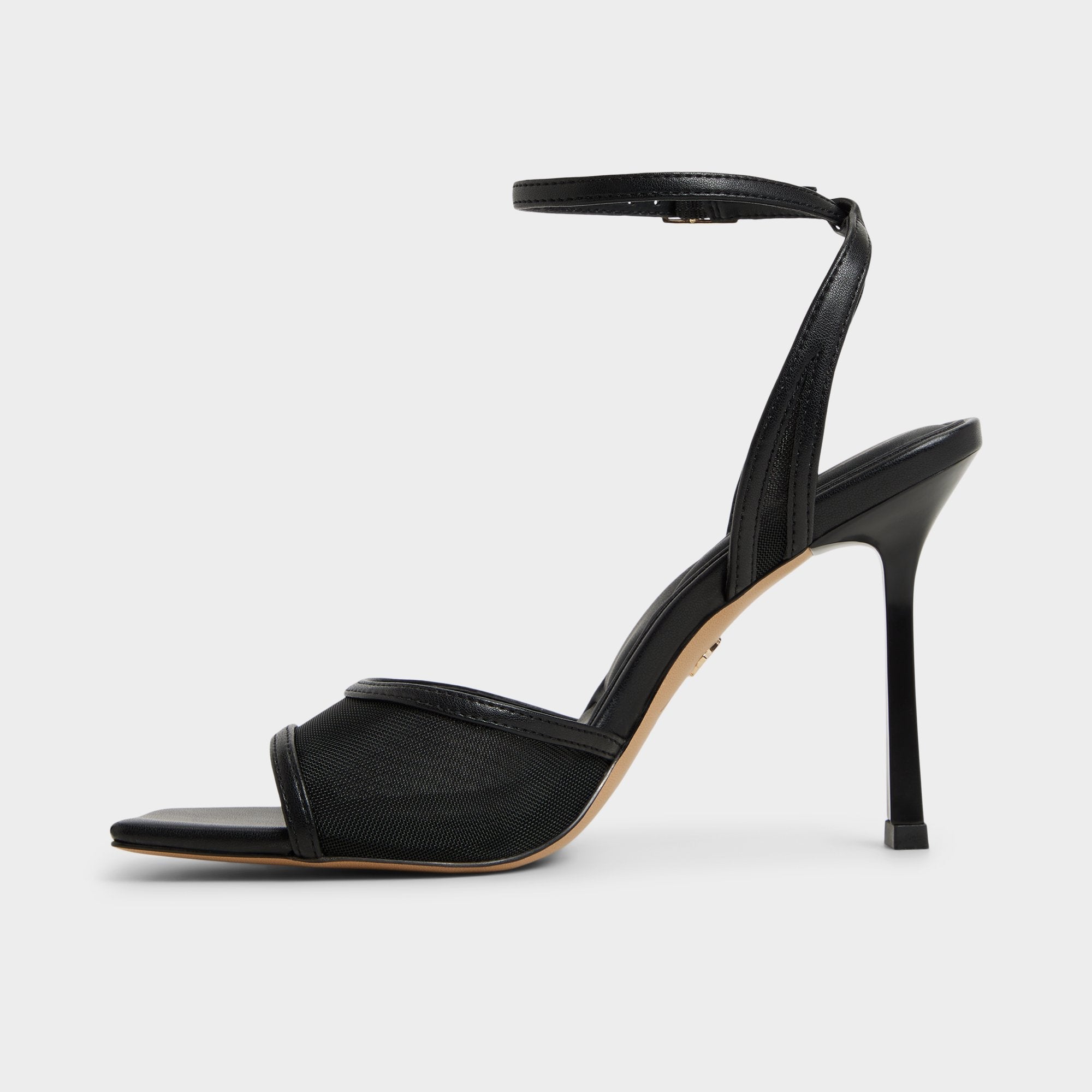 Aldo Sharra in Black 14119591 - Strappy heeled sandal, Stiletto heel Black