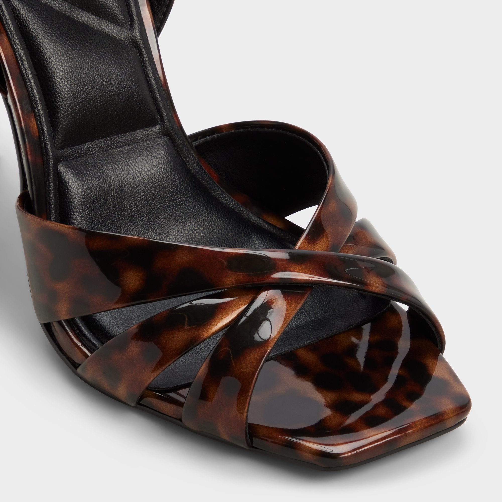 Aldo Meteora in Open Brown - Strappy heeled sandal, Stiletto heel Open brown