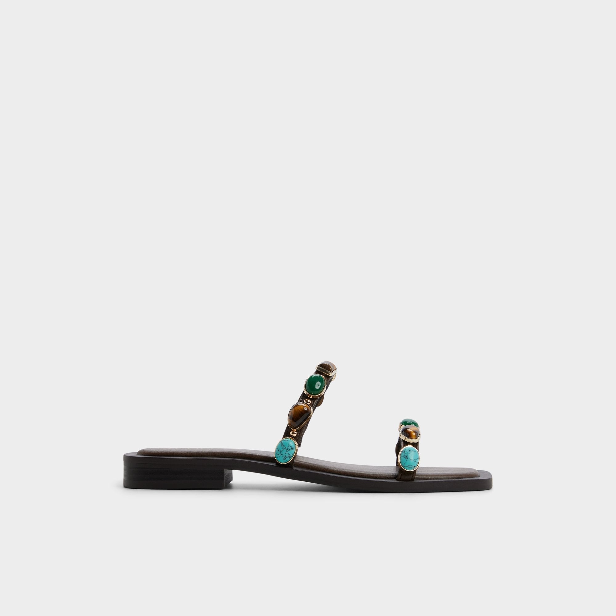 Aldo Sapphira in Dark Brown 14189967 - Slide sandal Dark brown