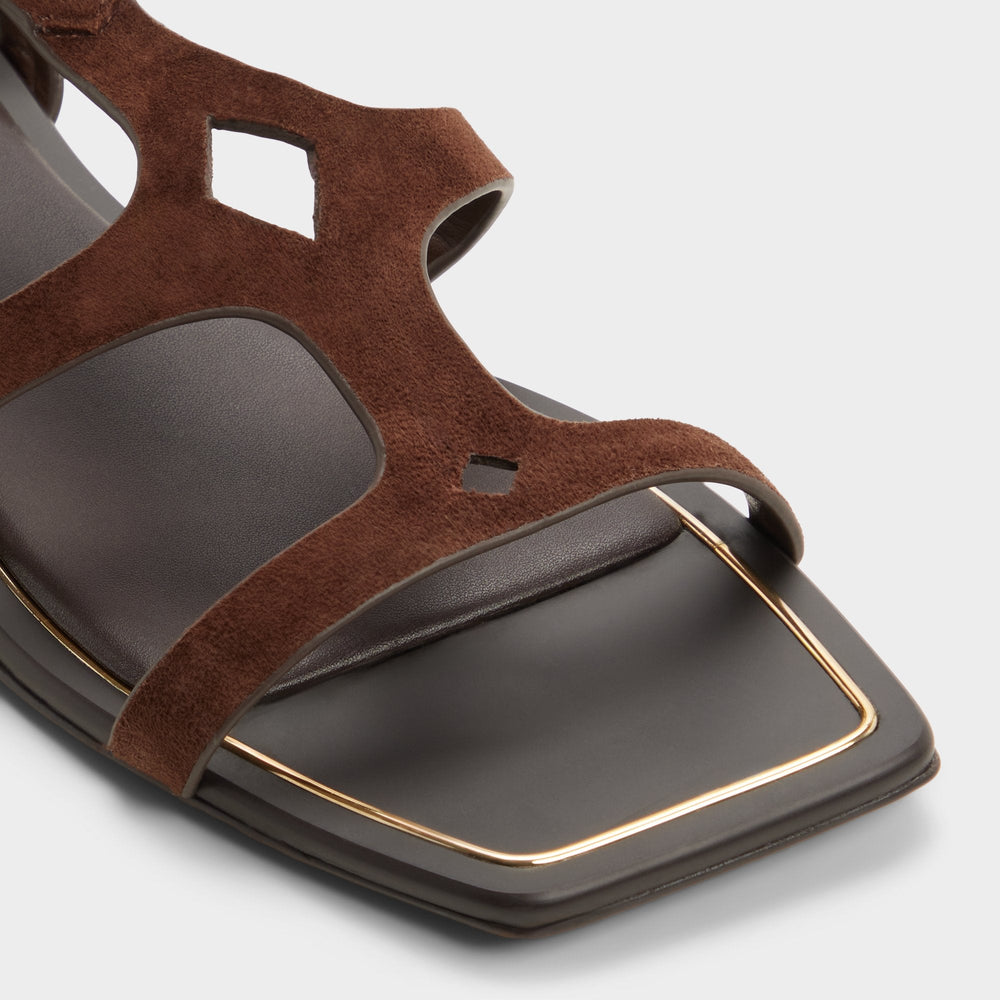Aldo Marisea in Dark Brown - Gladiator sandal Dark brown