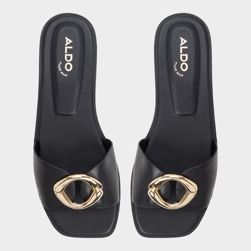 Aldo Biggin in Black - Slide sandal Black