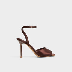 Aldo Kaiasien in Dark Brown 14151897 - Strappy heeled sandal, Stiletto heel Dark brown