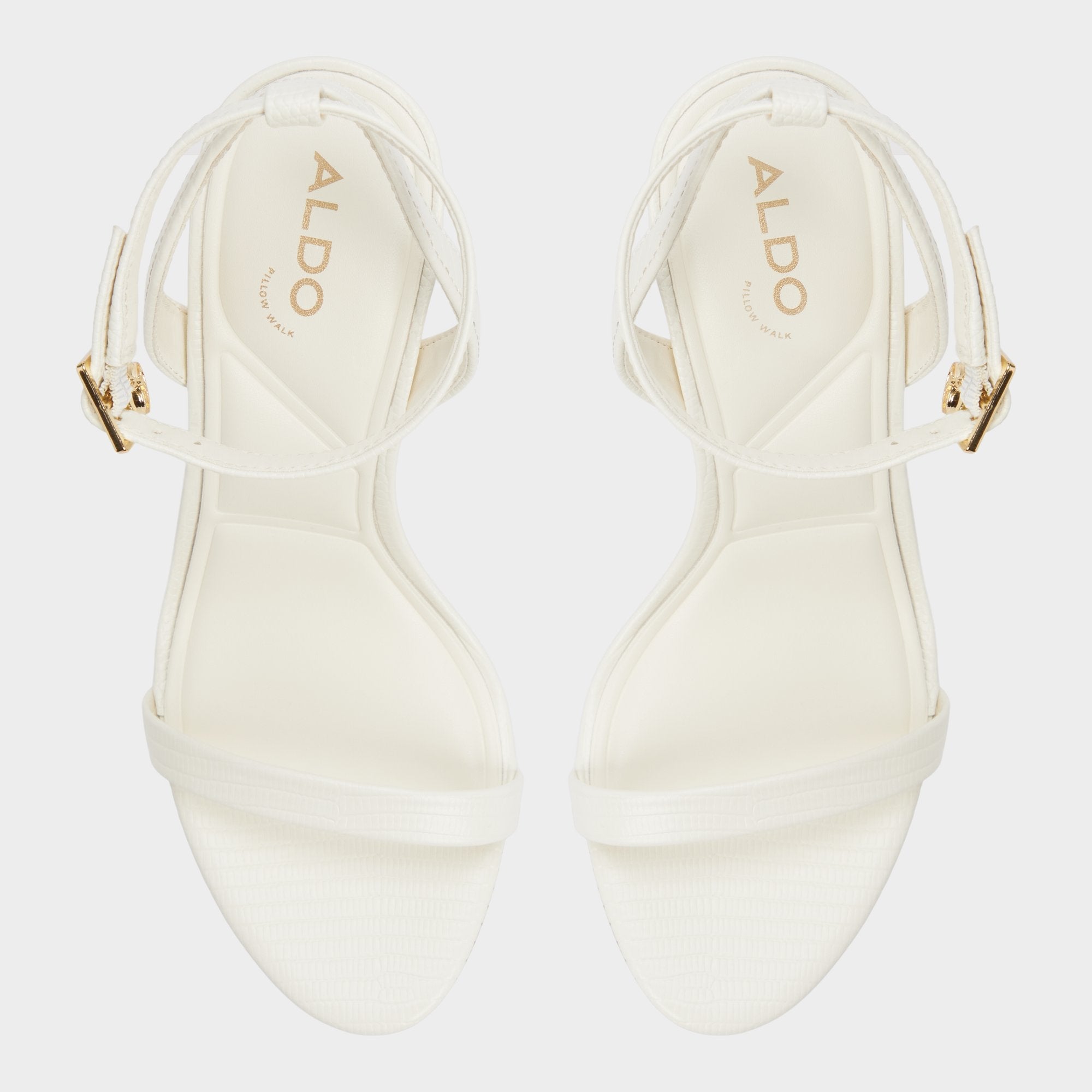 Aldo Maristou-xt White Women's Heeled sandals - Strappy heeled sandal, Stiletto heel White