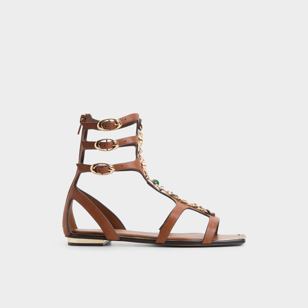 Aldo Marisea in Medium Brown - Gladiator sandal Medium brown