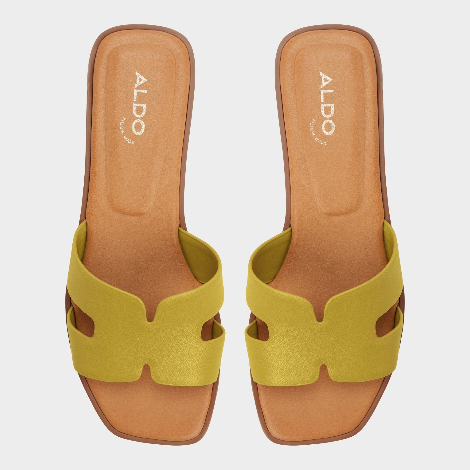 Aldo Itsandal in Other Yellow - Slide sandal Other yellow
