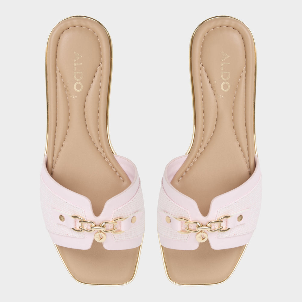 Aldo Alamassi Light Pink Women's Flats - Slide sandal Light Pink