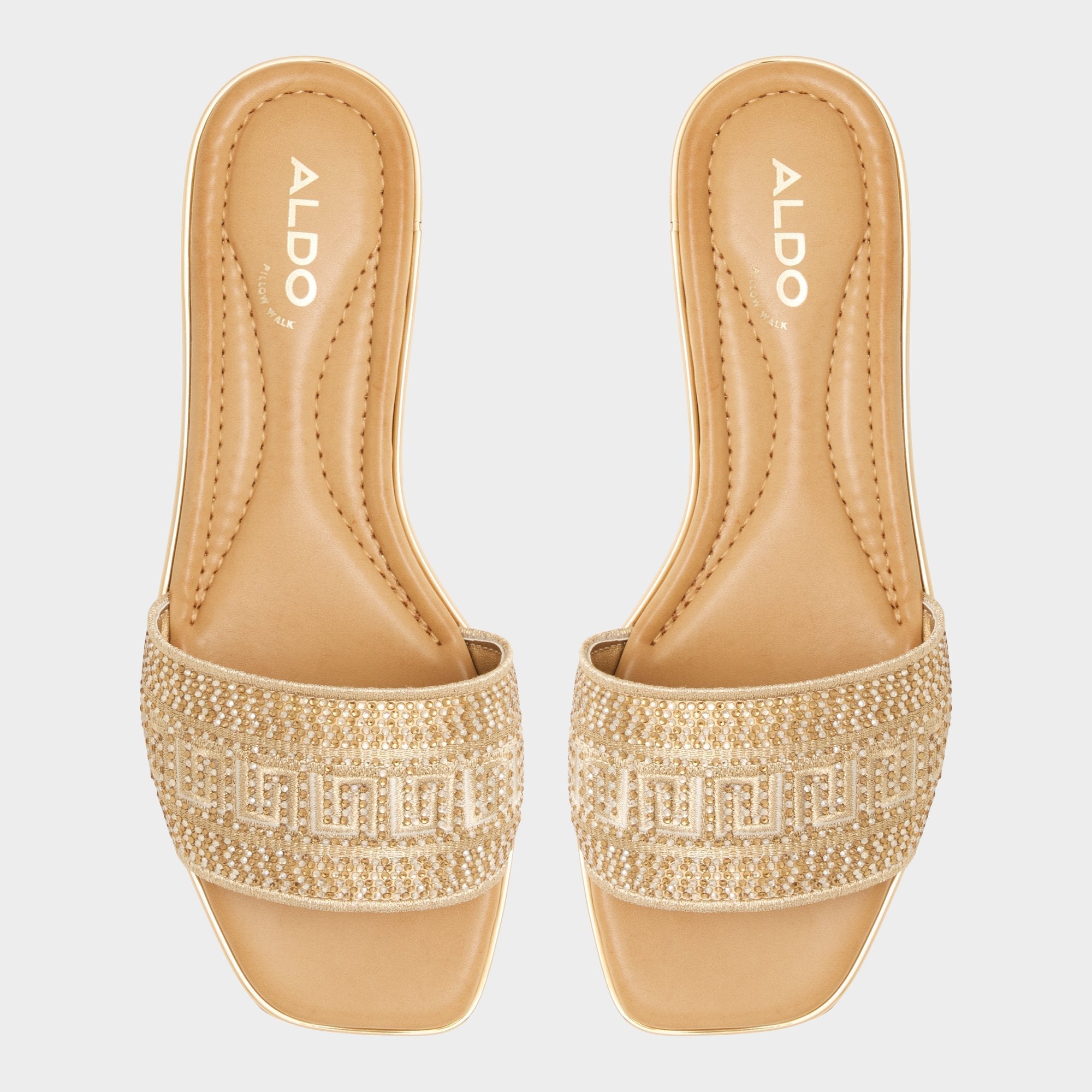 Aldo Oceania in Xt Gold - Slide sandal Gold