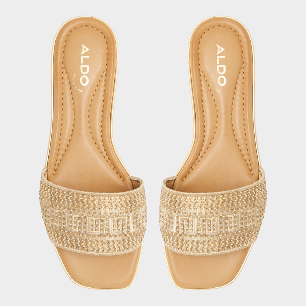 Aldo Oceania in Xt Gold - Slide sandal Gold