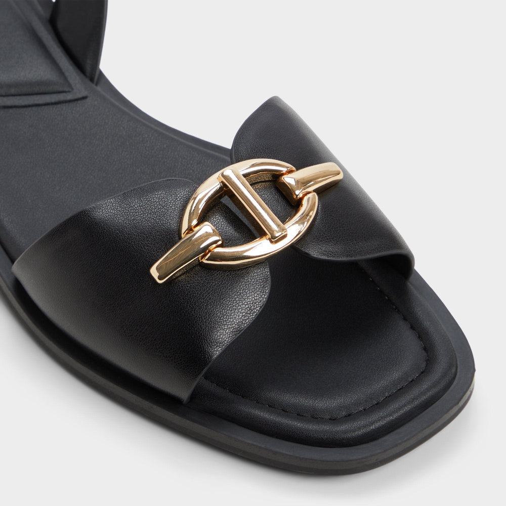 Aldo Goassi Black Women's Flats - Flat sandal Black