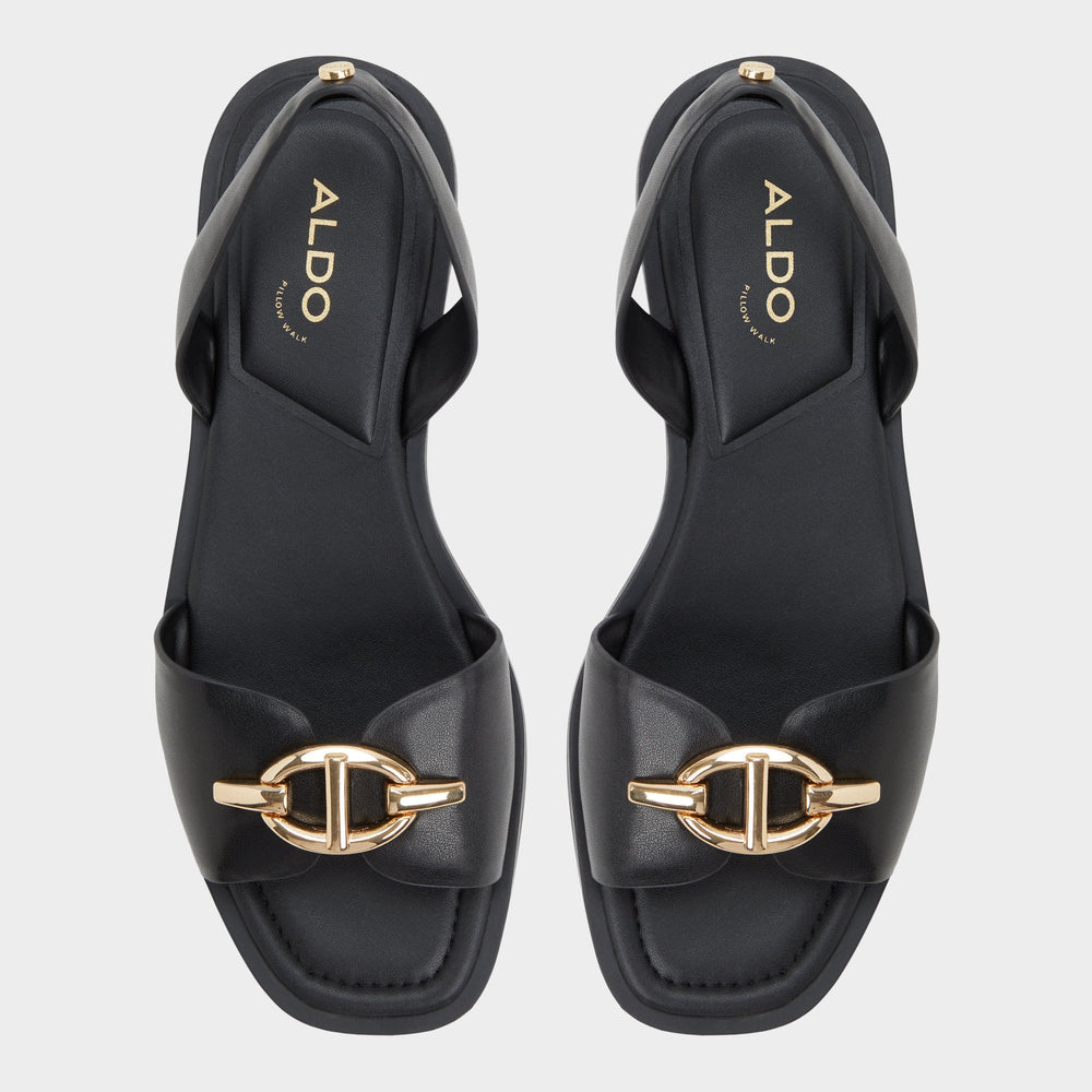 Aldo Goassi Black Women's Flats - Flat sandal Black
