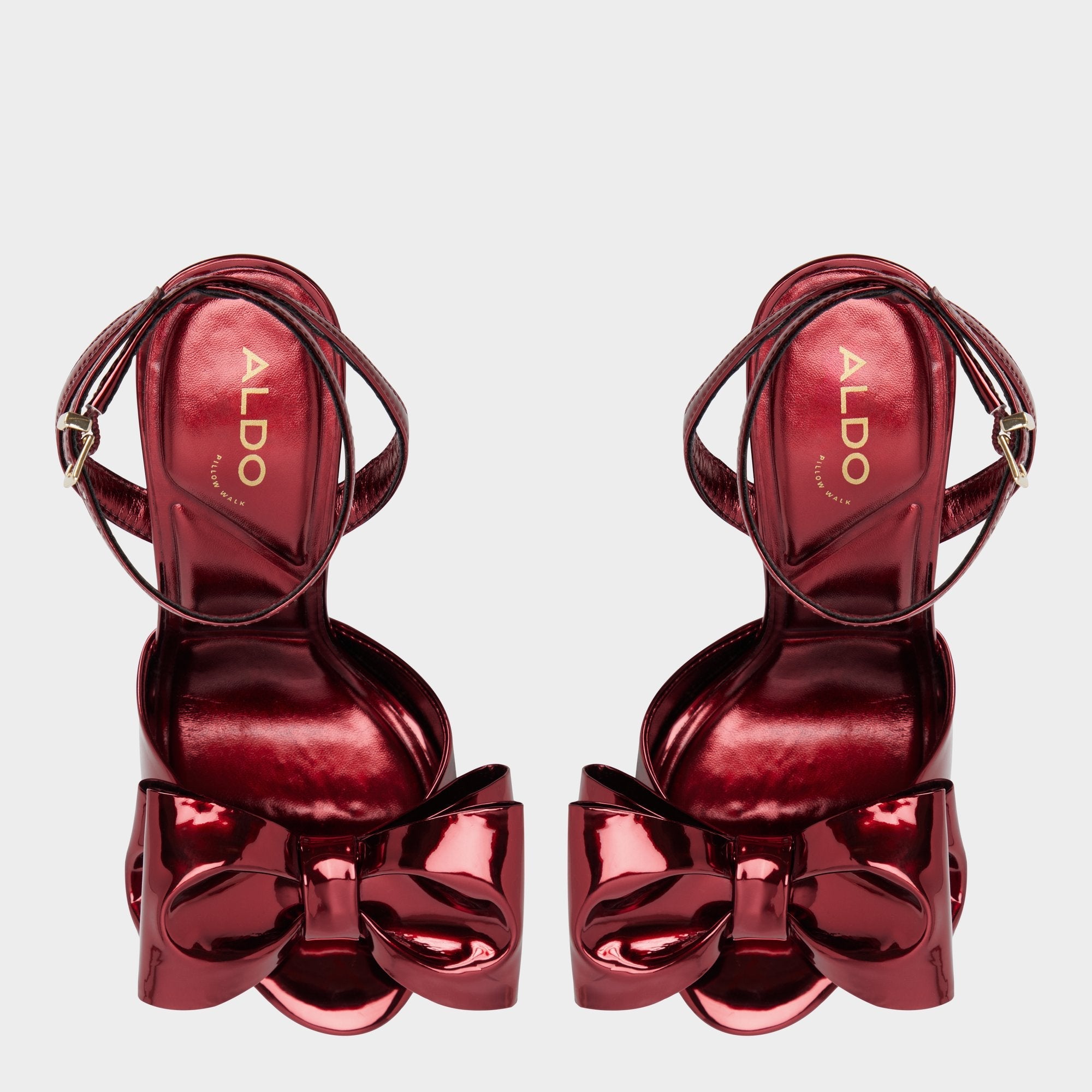 Aldo Tinsletta in Medium Red - Heeled sandal, Stiletto heel Medium red