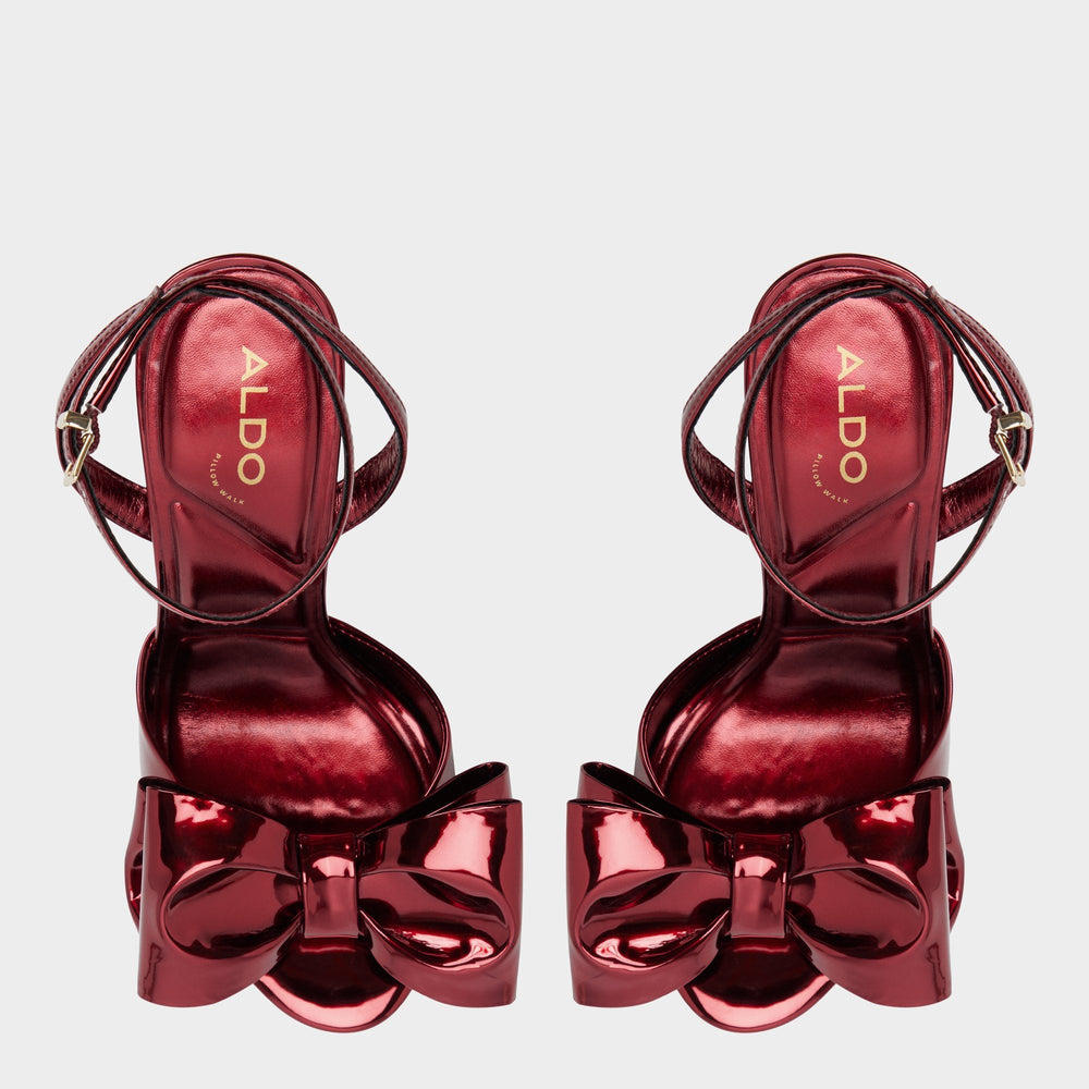 Aldo Tinsletta in Medium Red - Heeled sandal, Stiletto heel Medium red
