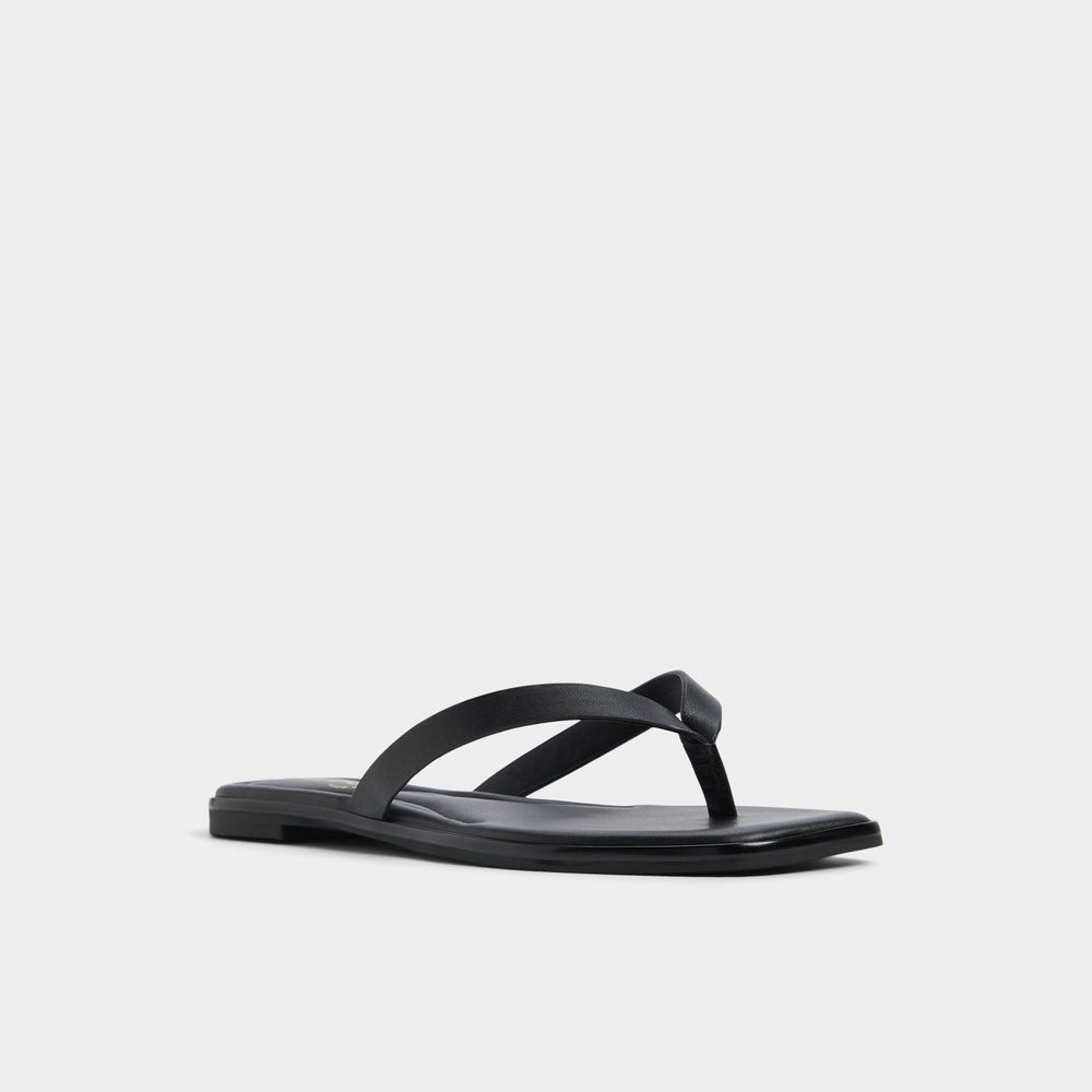 Aldo Theao Black Women's Flats - Flip flop Black