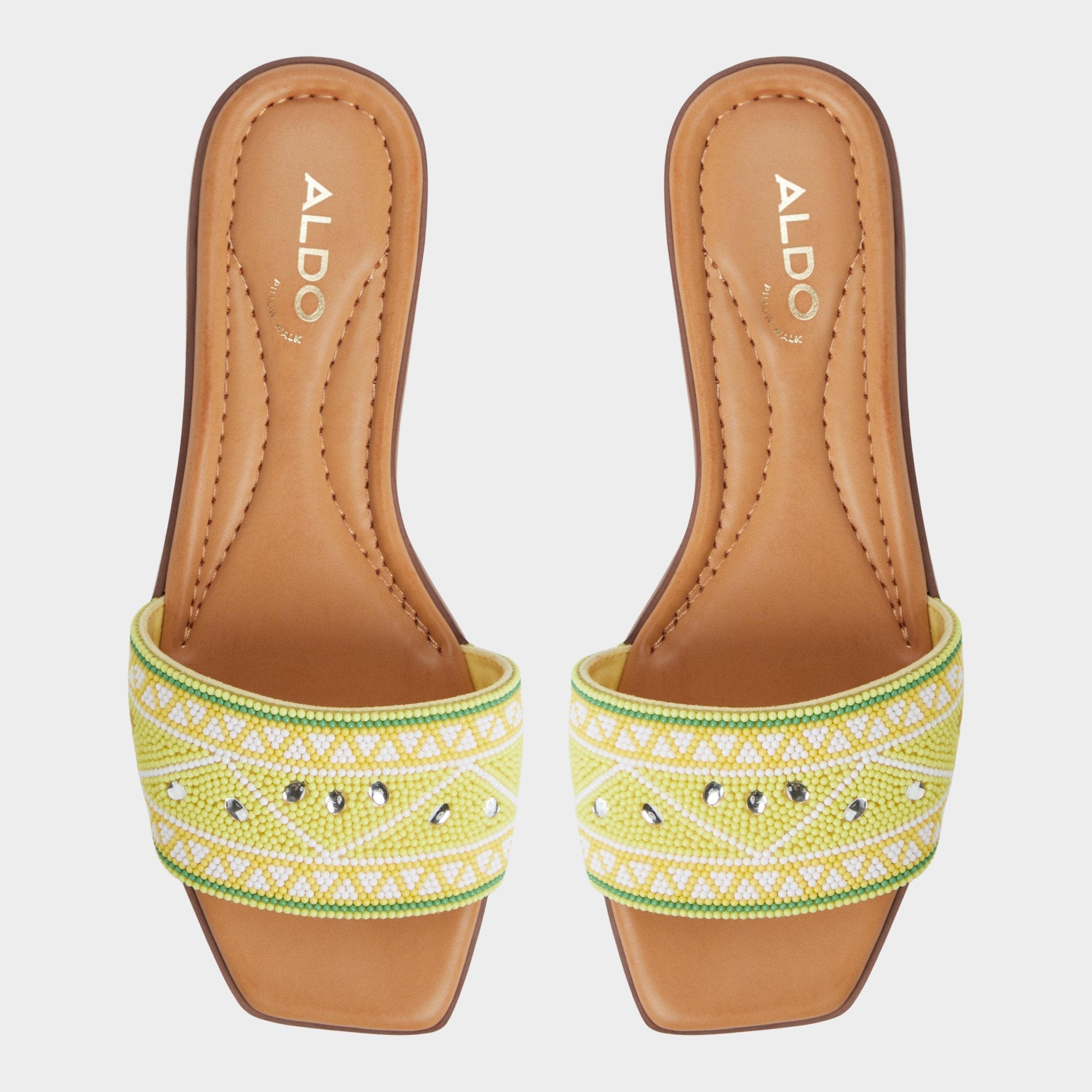 Aldo Seavacay Bright Yellow Women's Travel essentials - Slide sandal Bright Yellow