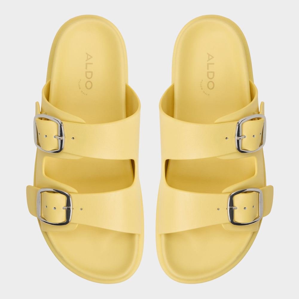Aldo Bohochic Yellow Women's Travel essentials - Footbed sandal, Footbed sandal Yellow